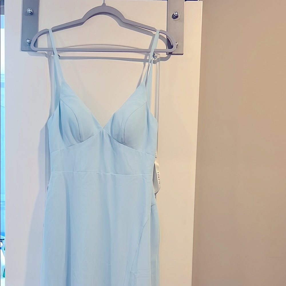 Azazie Elegant Light Blue Women's Gown